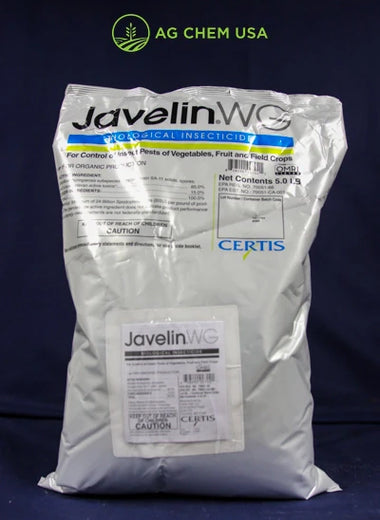 Image of Javelin WG Biological Insecticide Organic Insecticide Size: 5 lb